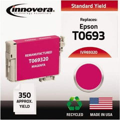 innovera - Magenta Inkjet Printer Cartridge - Use with Epson Stylus C120, CX5000, CX6000, CX7000F, CX7400, CX7450, CX8400, CX9400, NX100, NX200, NX300, NX400, WorkForce 30, 40 - All Tool & Supply