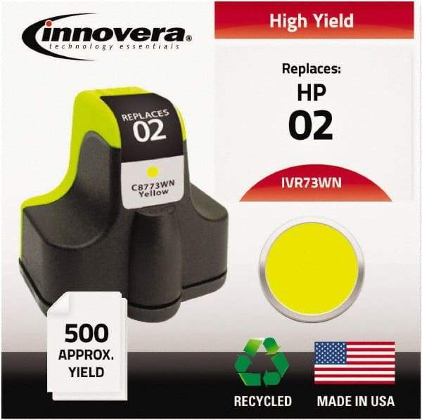 innovera - Yellow Inkjet Printer Cartridge - Use with HP Photosmart C5180, C6180, C7180, D6160, D7145, D7155, D7160, D7345, D7355, D7360, 3110, 3210, 3310, 8250 - All Tool & Supply