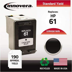 innovera - Black Inkjet Printer Cartridge - Use with HP Deskjet 1000, 1050, 1055, 2050, 3000, 3050, 3050A, 3052A, 3054A - All Tool & Supply