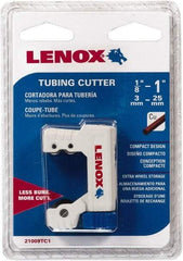 Lenox - 1/8" to 1" Pipe Capacity, Tube Cutter - Cuts Copper - All Tool & Supply