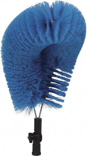 Vikan - Polyester Clean In Place Brush - 4-13/32" Bristle Length, 20" Long Head, Blue - All Tool & Supply