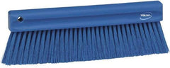 Vikan - Polyester Counter Brush - 2" Bristle Length, 11" Long x 1-1/4" Wide Head, Blue - All Tool & Supply