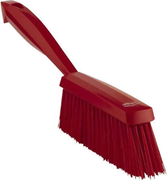 Vikan - 14" OAL, Polyester Staple Set Bench Brush - 2" Bristle Length, 6-3/8" Long Head, Red - All Tool & Supply