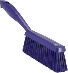 Vikan - 14" OAL, Polyester Staple Set Bench Brush - 2" Bristle Length, 6-3/8" Long Head, Purple - All Tool & Supply