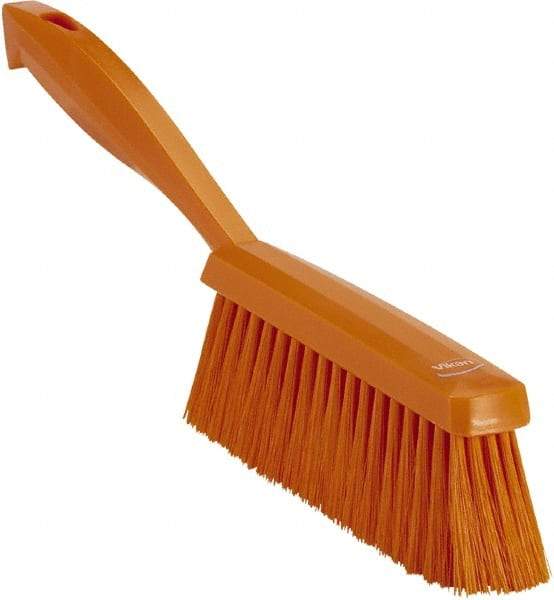 Vikan - 14" OAL, Polyester Staple Set Bench Brush - 2" Bristle Length, 6-3/8" Long Head, Orange - All Tool & Supply