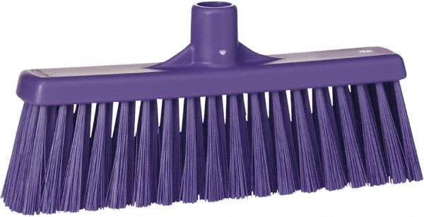 Vikan - 5-5/8" OAL Polyester Bristle Lobby Broom - 3" Bristle Length, 11" Wide - All Tool & Supply