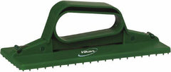 Vikan - 9" Long x 3-3/4" Wide Scouring Pad Holder - Green - All Tool & Supply