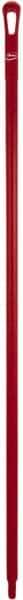 Vikan - 59 x 1-1/4" Polypropylene Squeegee Handle - European Threaded Connection, Red - All Tool & Supply