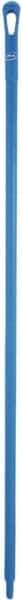 Vikan - 59 x 1-1/4" Polypropylene Squeegee Handle - European Threaded Connection, Blue - All Tool & Supply