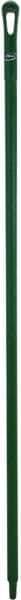 Vikan - 59 x 1-1/4" Polypropylene Squeegee Handle - European Threaded Connection, Green - All Tool & Supply