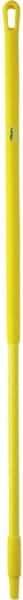 Vikan - 51 x 1-1/4" Fiberglass Squeegee Handle - European Threaded Connection, Yellow - All Tool & Supply