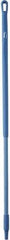 Vikan - 51 x 1-1/4" Fiberglass Squeegee Handle - European Threaded Connection, Blue - All Tool & Supply