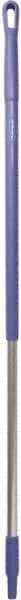 Vikan - 51 x 1-1/4" Aluminum Squeegee Handle - European Threaded Connection, Purple - All Tool & Supply