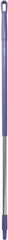 Vikan - 51 x 1-1/4" Aluminum Squeegee Handle - European Threaded Connection, Purple - All Tool & Supply