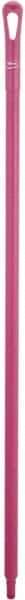 Vikan - 51 x 1-1/4" Polypropylene Squeegee Handle - European Threaded Connection, Pink - All Tool & Supply