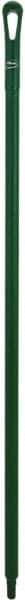 Vikan - 51 x 1-1/4" Polypropylene Squeegee Handle - European Threaded Connection, Green - All Tool & Supply