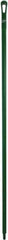 Vikan - 67 x 1-19/64" Polypropylene Squeegee Handle - European Threaded Connection, Green - All Tool & Supply