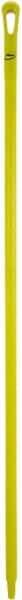 Vikan - 59 x 1-1/4" Polypropylene Squeegee Handle - European Threaded Connection, Yellow - All Tool & Supply