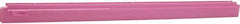 Vikan - 24" Rubber Blade Squeegee Refill - Double Edge, Pink, Plastic Holder - All Tool & Supply