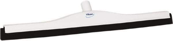 Vikan - 24" Foam Rubber Blade Bench Squeegee - Double Edge, White, Plastic Holder - All Tool & Supply