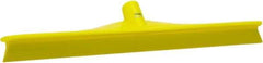 Vikan - 19.67" Rubber Blade Floor Squeegee - Single Edge, Yellow, Plastic Holder - All Tool & Supply