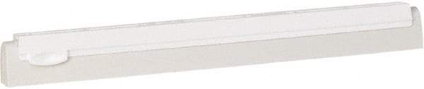 Vikan - 16" Foam Rubber Blade Squeegee Refill - Double Edge, White, Plastic Holder - All Tool & Supply