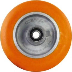 Caster Connection - 8 Inch Diameter x 2 Inch Wide, Polyurethane on Aluminum Caster Wheel - 1,250 Lb. Capacity, 2.2 Inch Hub Length, 1/2 Inch Axle Diameter, Sealed Precision Ball Bearing - All Tool & Supply