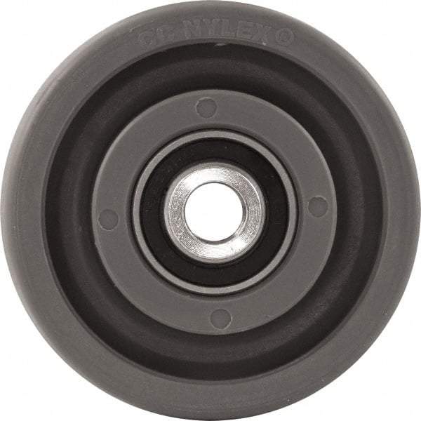 Caster Connection - 4 Inch Diameter x 2 Inch Wide, High Grade Nylon Caster Wheel - 1,000 Lb. Capacity, 2.2 Inch Hub Length, 1/2 Inch Axle Diameter, Sealed Precision Ball Bearing - All Tool & Supply