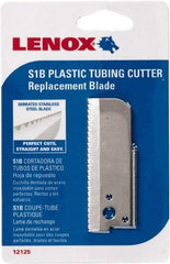 Lenox - Cutter Replacement Blade - Use with Lenox: 1212S1, Cuts PVC, CPVC, Pex, Polyethylene and Rubber Hose - All Tool & Supply