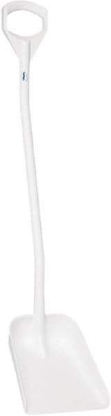 Vikan - 13-1/4" High Square Plastic Shovel - 39-7/8" Long D-Grip Handle - All Tool & Supply