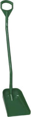 Vikan - 13-1/4" High Square Plastic Shovel - 39-7/8" Long D-Grip Handle - All Tool & Supply