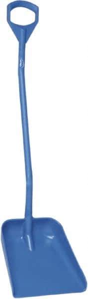 Vikan - 14-3/4" High Square Plastic Shovel - 39" Long D-Grip Handle - All Tool & Supply