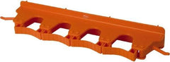 Vikan - 22 Lb Capacity, 3-5/32" Projection, Polypropylene/Rubber Wall Strip Organizer - 15-1/2" OAL - All Tool & Supply