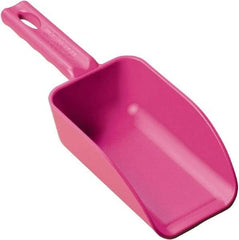 Remco - 16 oz Pink Polypropylene Flat Bottom Scoop - 3.2" Wide x 2" Deep Bowl, 10.4" OAL - All Tool & Supply