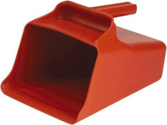 Remco - 128 oz Red Polypropylene Flat Bottom Scoop - 8.7" Wide x 6.7" Deep Bowl, 11" OAL - All Tool & Supply