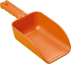 Remco - 32 oz Orange Polypropylene Flat Bottom Scoop - 4.3" Wide x 3" Deep Bowl, 11-1/2" OAL - All Tool & Supply