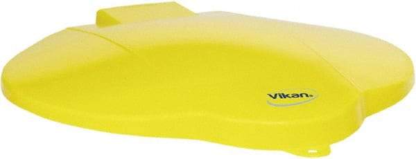 Vikan - 3 Gal Polypropylene Pail Lid - Yellow, For Use with 5691 - All Tool & Supply