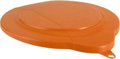 Vikan - 1.5 Gal Polypropylene Pail Lid - Orange, For Use with 5694 - All Tool & Supply