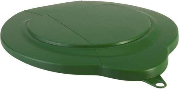 Vikan - 1.5 Gal Polypropylene Pail Lid - Green, For Use with 5689 - All Tool & Supply