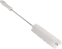 Vikan - 1-5/8" Diam Polyester Valve Brush - 19-5/8" OAL, 5-5/8" Head Length, Polypropylene & Stainless Steel Handle - All Tool & Supply