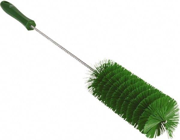 Vikan - 2-3/8" Diam Polyester Valve Brush - 19-5/8" OAL, 5-13/16" Head Length, Polypropylene & Stainless Steel Handle - All Tool & Supply