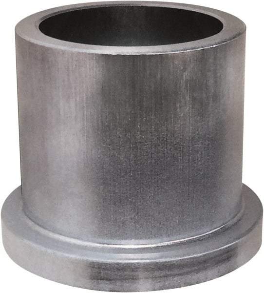 Bunting Bearing - 3/4" Inside x 1" Outside Diam, Powdered Metal Flanged Bearing - 1-1/4" Flange Outside Diam, 3/16" Flange Thickness, 1-1/2" OAL - All Tool & Supply