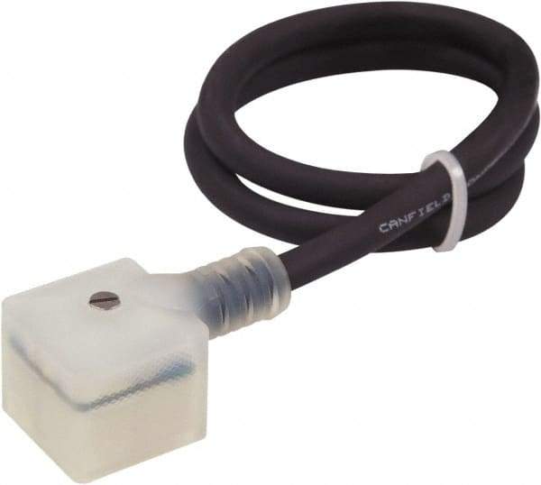 Canfield Connector - Solenoid Valve Connector/Gasket/Cord Assembly - Use with Solenoid Valves - All Tool & Supply