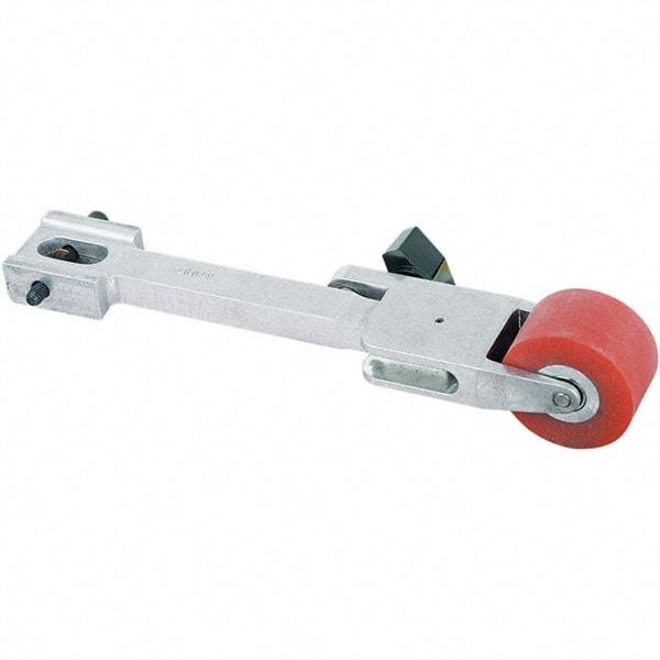 Dynabrade - 1-1/4" Wide Contact Arm - 72" Belt Length x 1-1/4" Belt Width, Urethane, 70" Contact Wheel Diam - All Tool & Supply