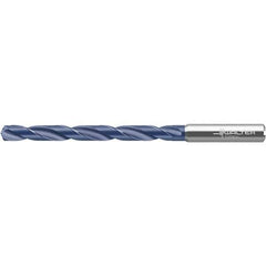 Walter-Titex - 3/4" 140° Solid Carbide Jobber Drill - TiNAl Finish, Right Hand Cut, 244mm OAL - All Tool & Supply