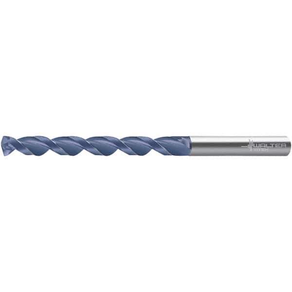 Walter-Titex - 10mm 140° Solid Carbide Jobber Drill - TiAlN Finish, Right Hand Cut, 133mm OAL - All Tool & Supply