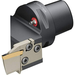 Walter - 0.591" Max Depth of Cut, Indexable Grooving Cutoff Toolholder - Series NCEE-GX24-CAPTO - All Tool & Supply