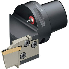 Walter - 0.591" Max Depth of Cut, Indexable Grooving Cutoff Toolholder - Series NCEE-GX24-CAPTO - All Tool & Supply