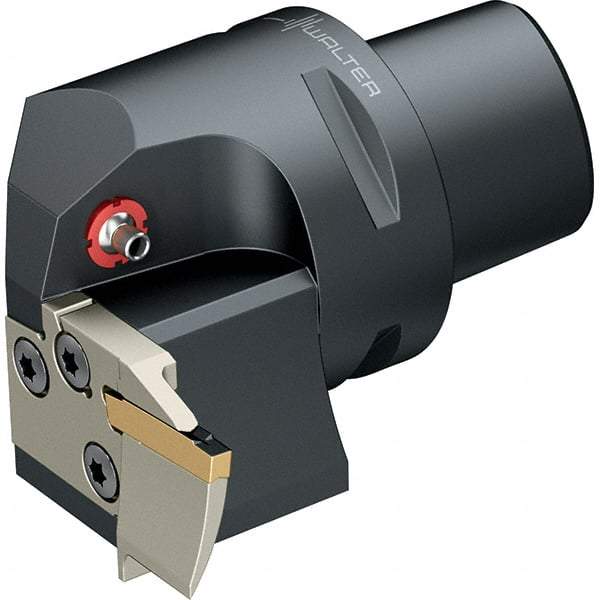 Walter - 0.591" Max Depth of Cut, Indexable Grooving Cutoff Toolholder - Series NCHE-GX24-CAPTO - All Tool & Supply