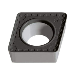 Walter - CCMT PM Grade WPP20S Turning Insert - TiCN+Al2O3+(TiCN) Finish, 80° Rhombic, 12.7mm Inscr Circle, 4.76mm Thick, 0.8mm Corner Radius - All Tool & Supply